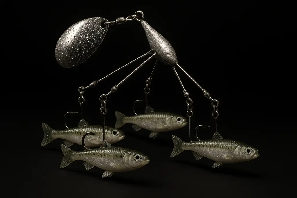 Alabama Rig (banc de poissons)